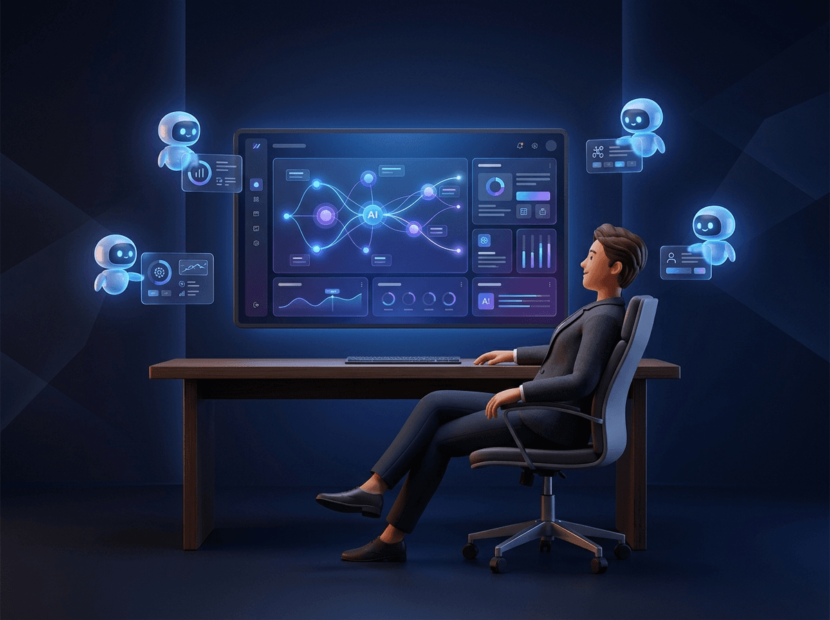 Calm control with an AI command center